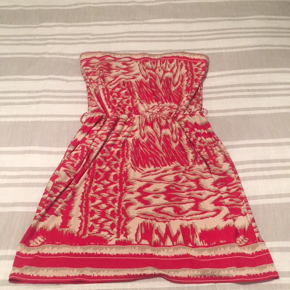 Strapless BCBG dress